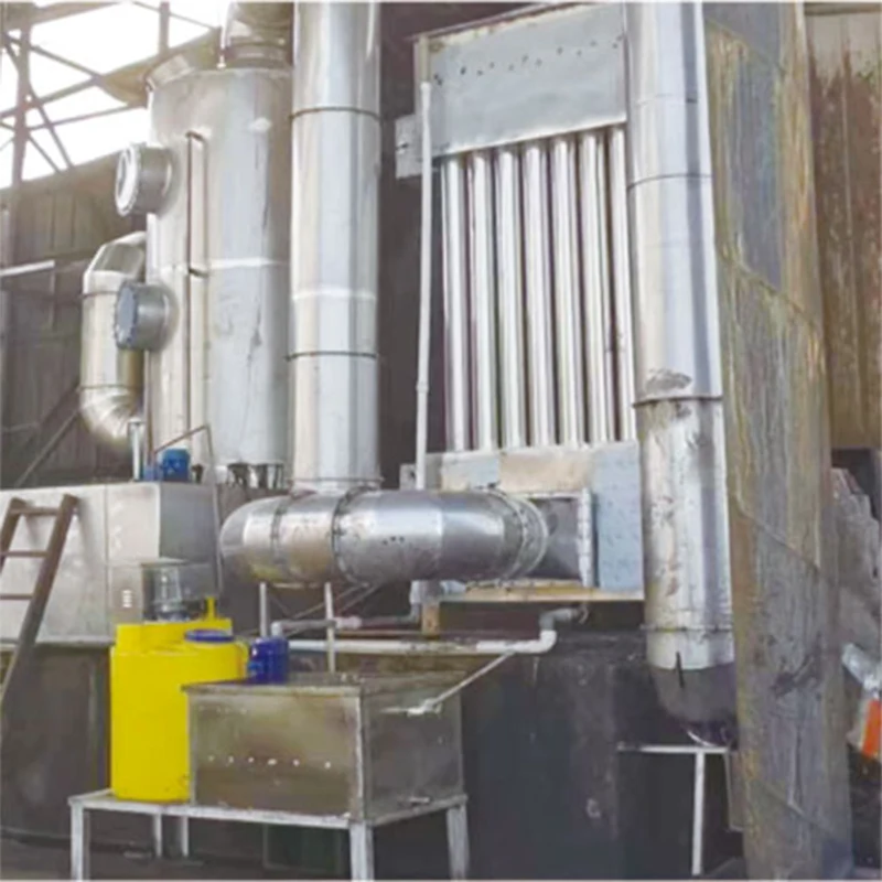 Tratamiento de gases residuales de calderas de biomasa