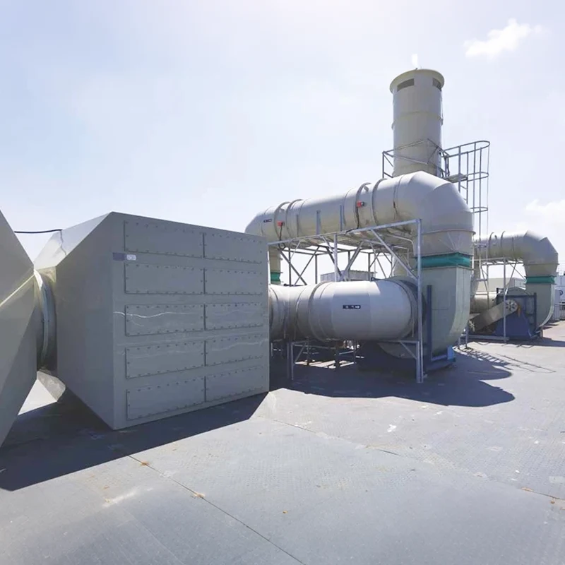 Equipos fotovoltaicos de tratamiento de gases residuales orgánicos