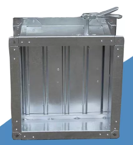Compuerta de control de volumen de aire rectangular